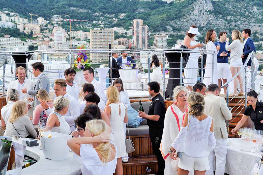 Party on board Christina O